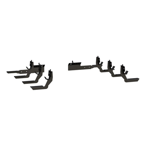GRIP STEPS & BRACKETS RUNNING BOARD MOUNTING BRACKET BLACK TEXTURED PO